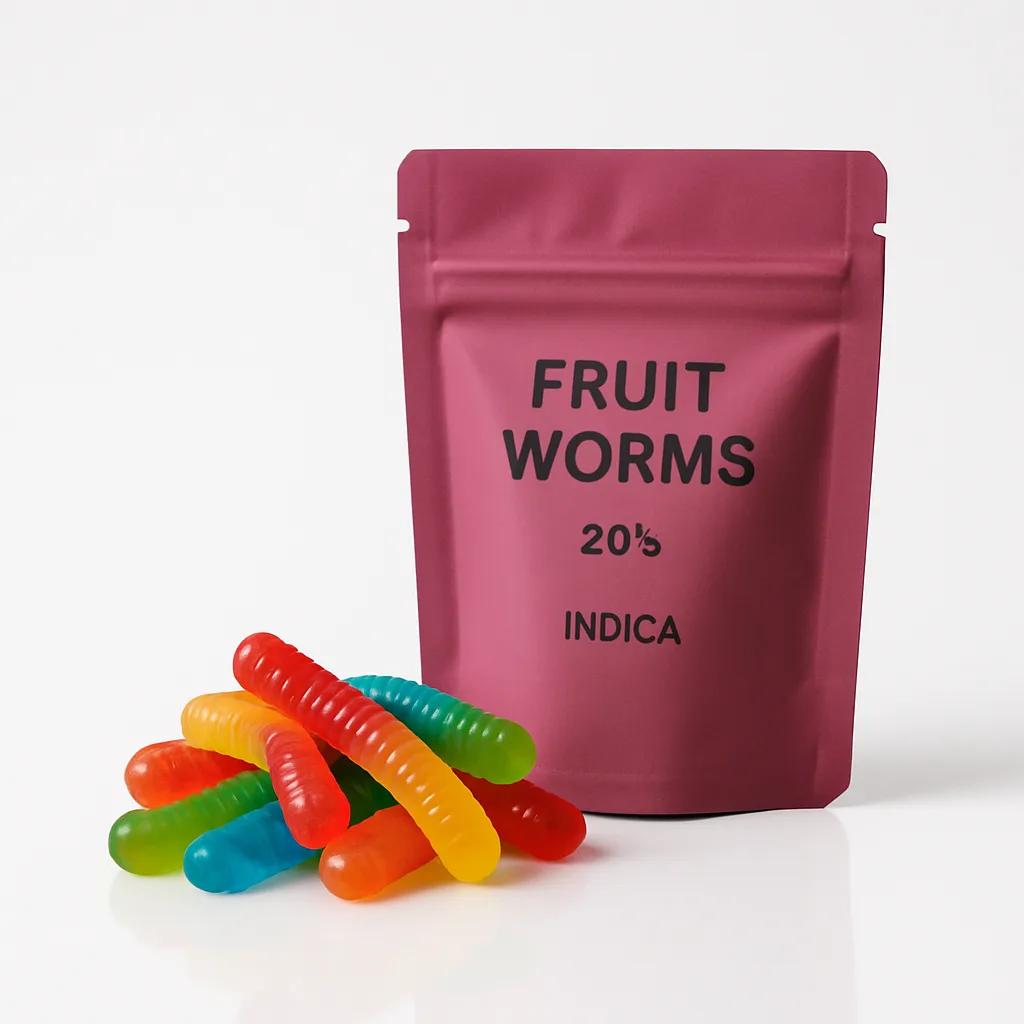 Fruit Worms 10mg THC 20's Indica
