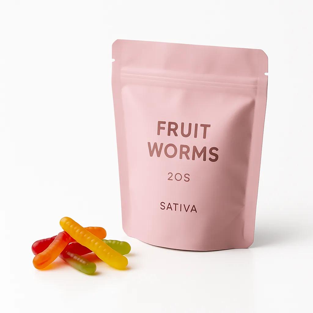 Fruit Worms 10mg THC 20's Sativa