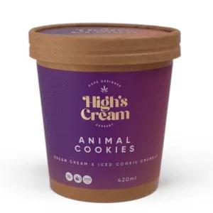 Highs Cream Animal Cookies 40mg THC 80ml Indica