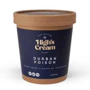 Highs Cream Durban Poison 40mg THC 80ml Sativa
