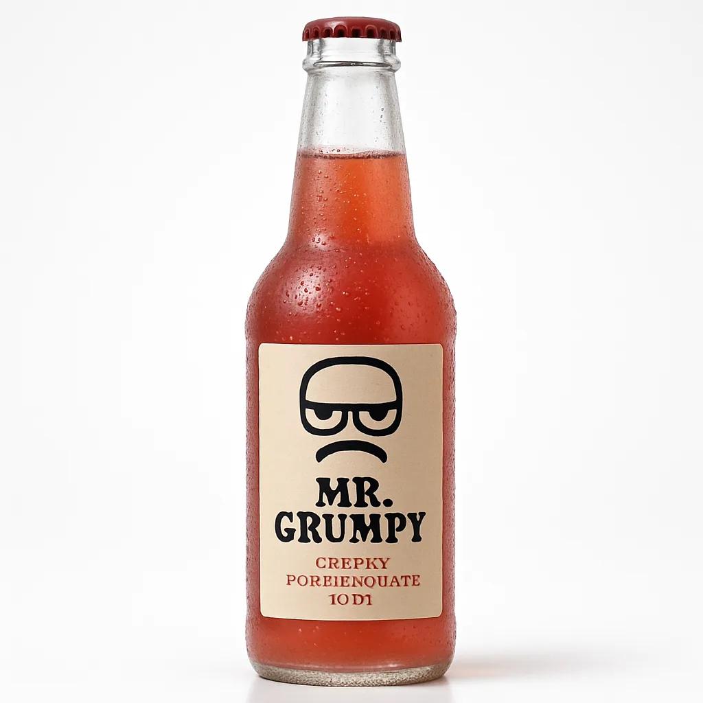 Mr Grumpy Cherry Pomegranate Soda 50mg THC