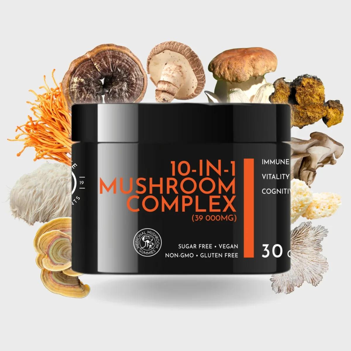 10-in-1 Mushroom Complex Gummies 30´s