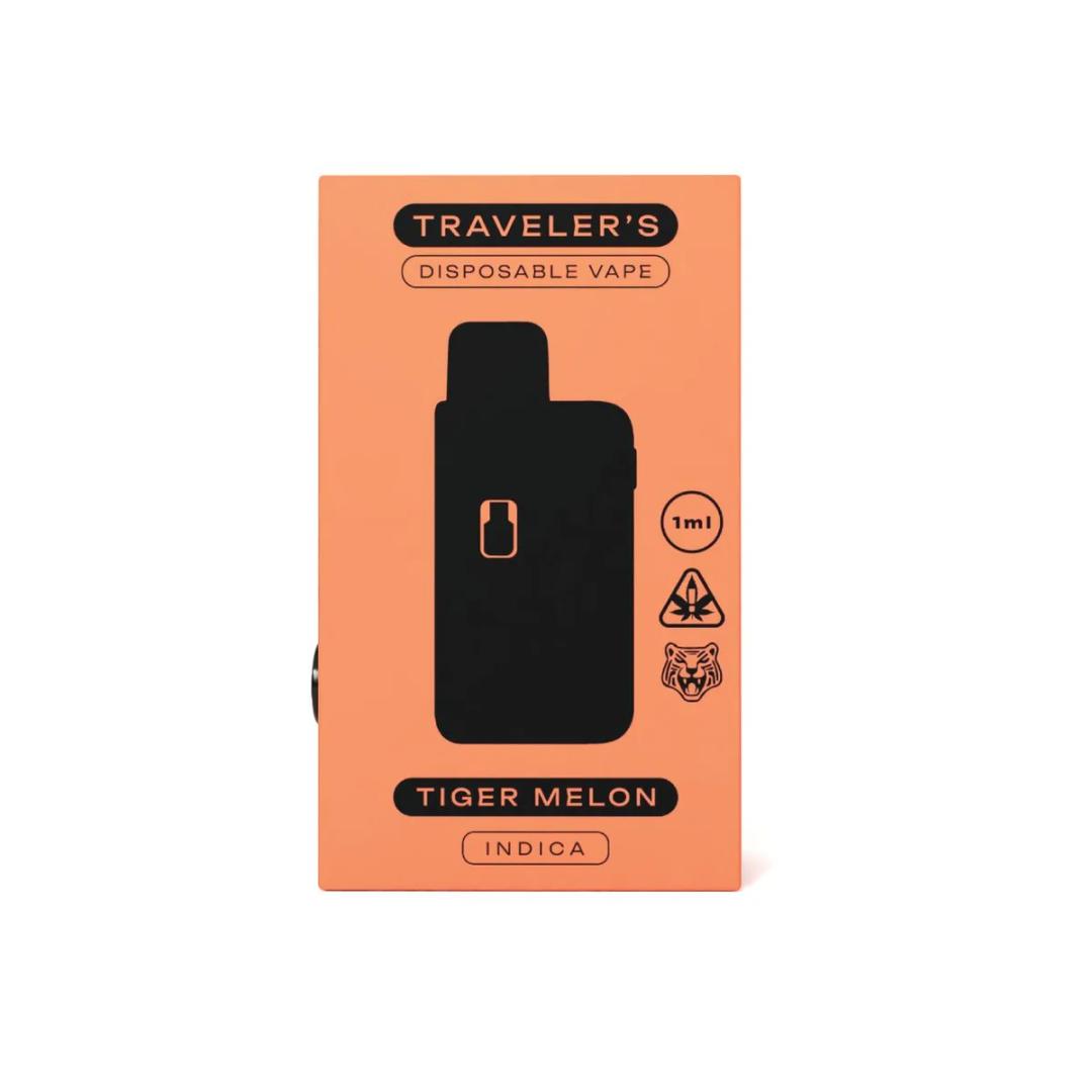 Travellers 1ml Disposable All in One - Tiger Melon