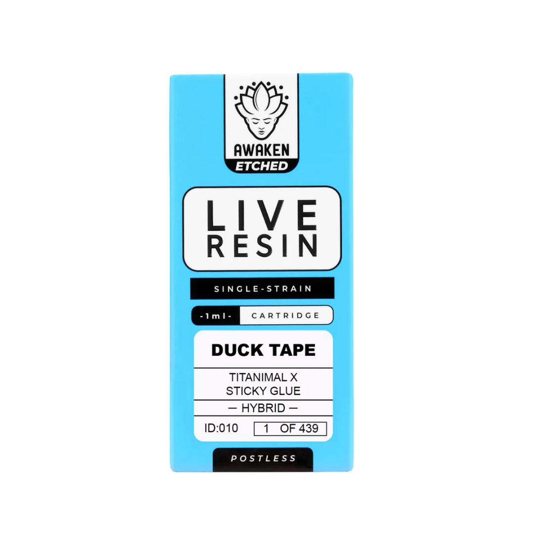 Etched Live Resin 1ml Duck Tape Vape