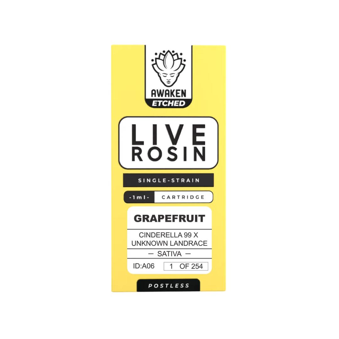 Etched Live Rosin 1ml Grapefruit Vape