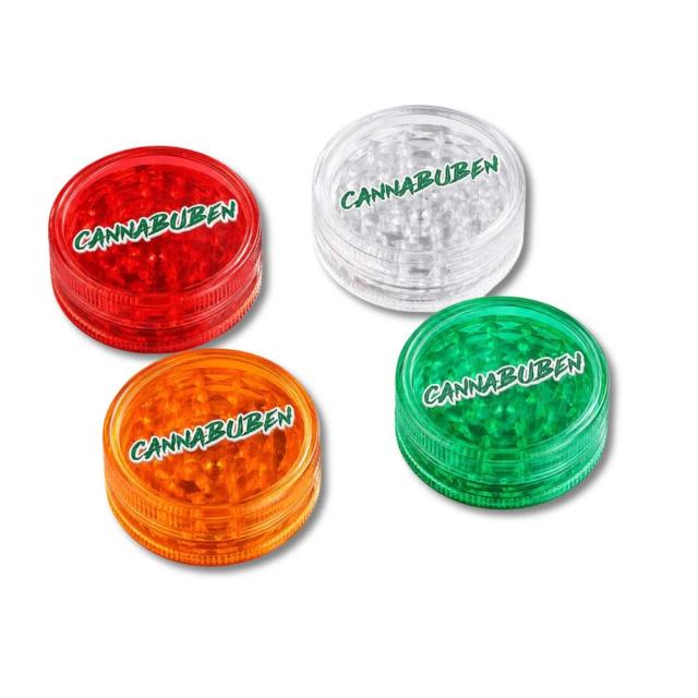 Cannabuben Plastic Grinder (assorted colours)