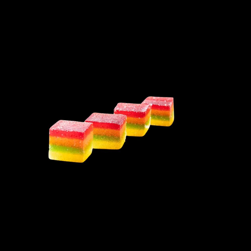 Rainbow Gummies 25mg THC 4's Indica