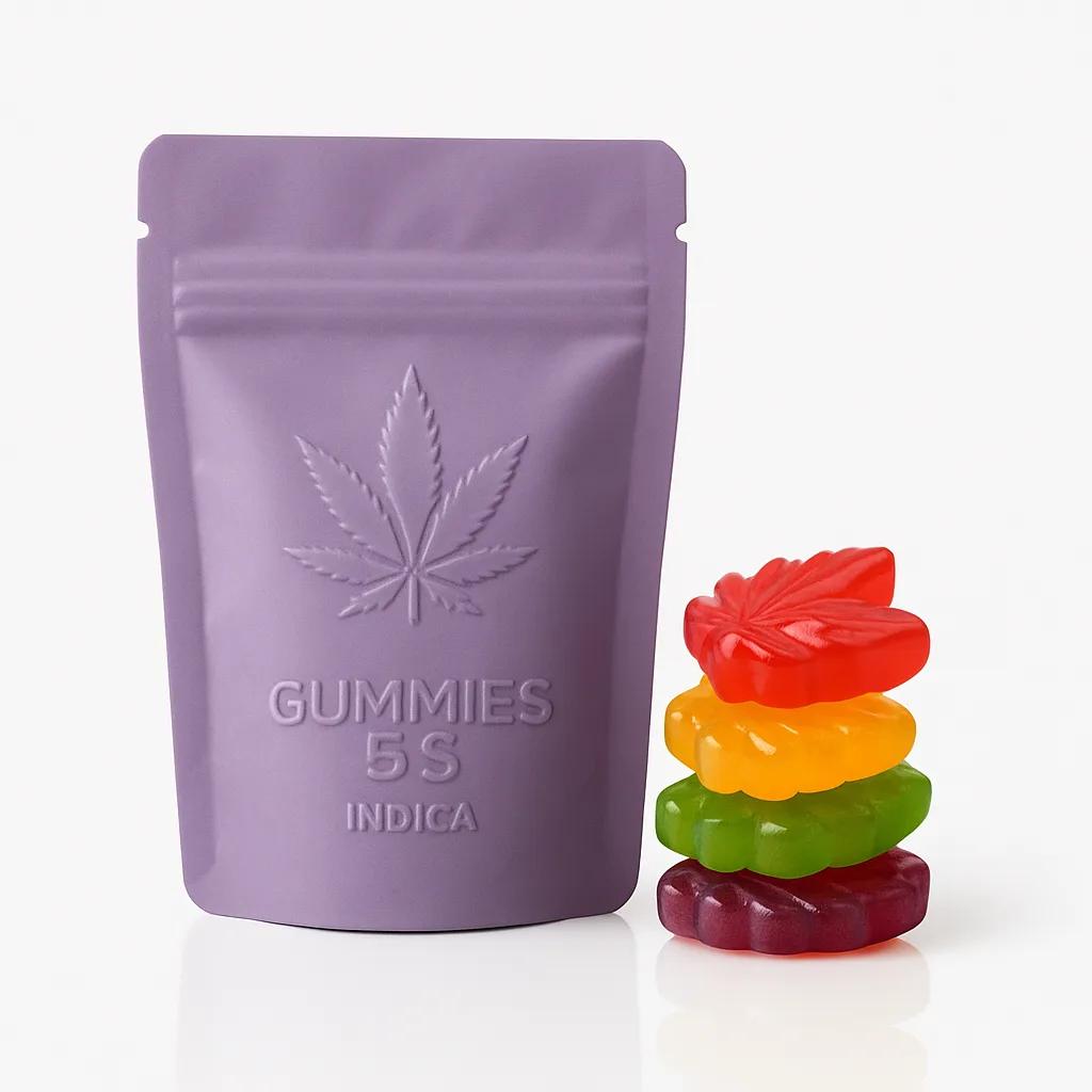 Weedleaf Gummies 20mg THC 5's Indica
