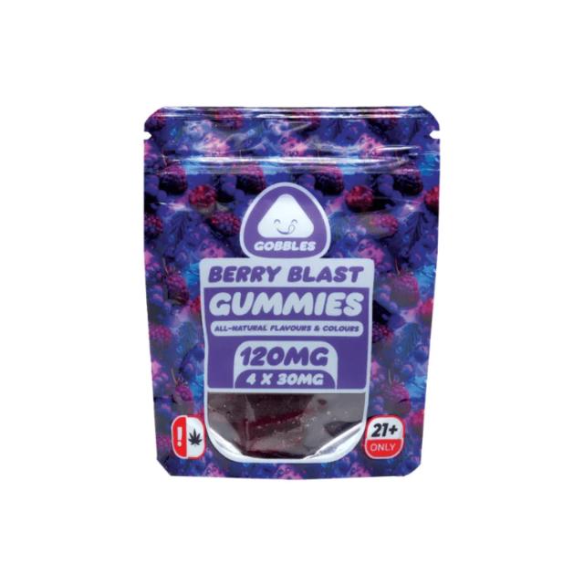 Berry Blast Gobble Gummies 30mg THC 4's