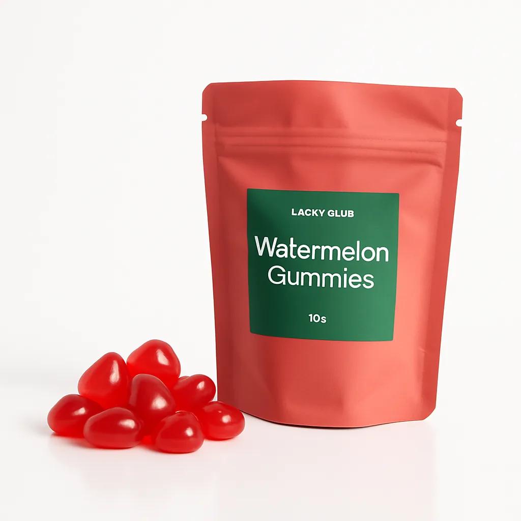 Lucky Club Watermelon Gummies 20mg THC 10's