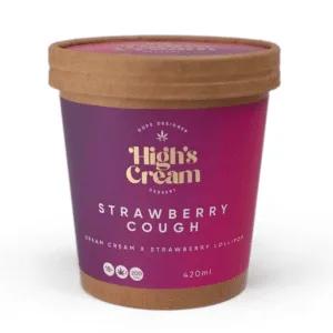 Highs Cream Strawberry Cough 40mg THC 80ml Sativa