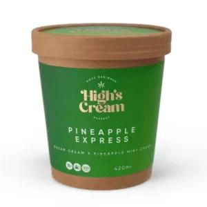 Highs Cream Pineapple Express 40mg THC 80ml Sativa