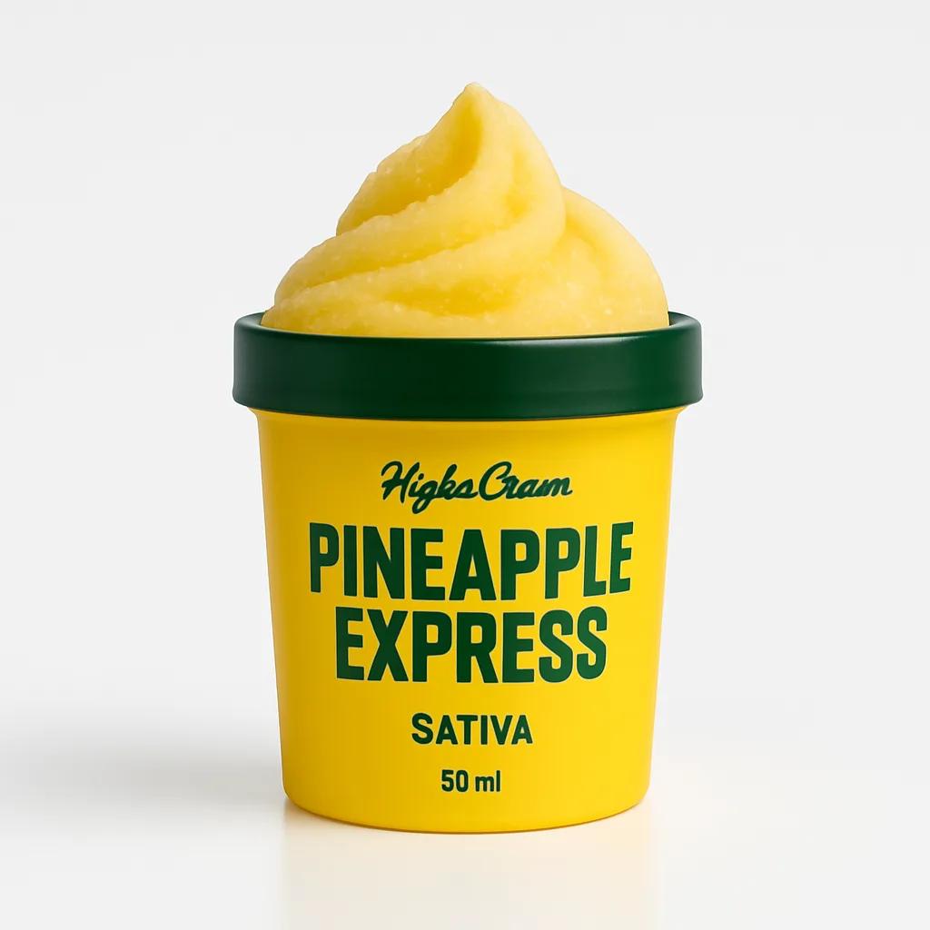 Highs Cream Pineapple Express 40mg THC 80ml Sativa