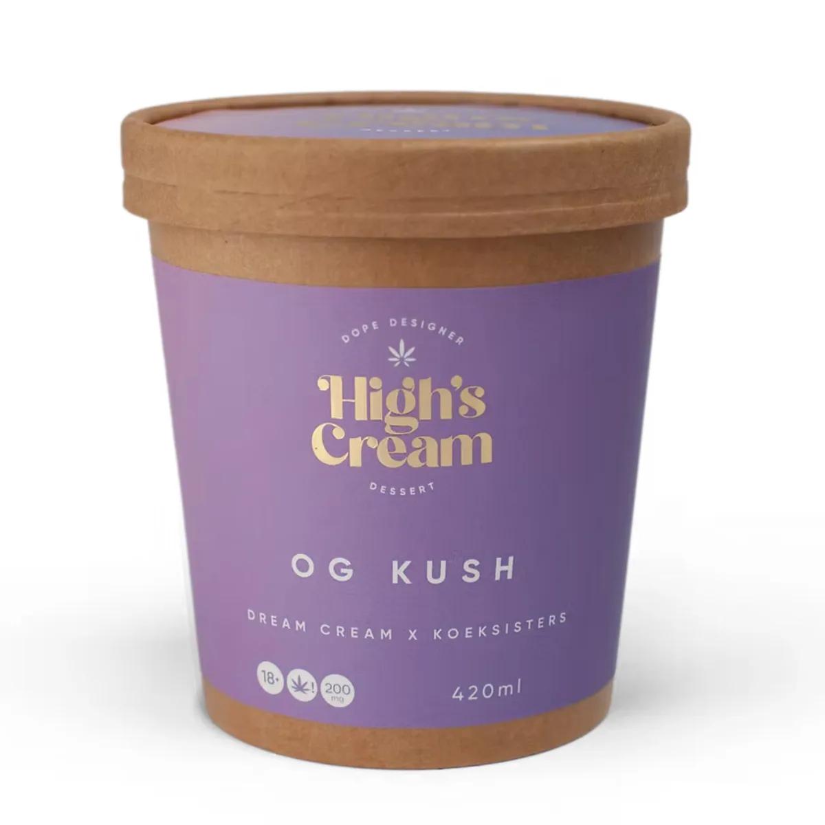 Highs Cream OG Kush 40mg THC 80ml Indica