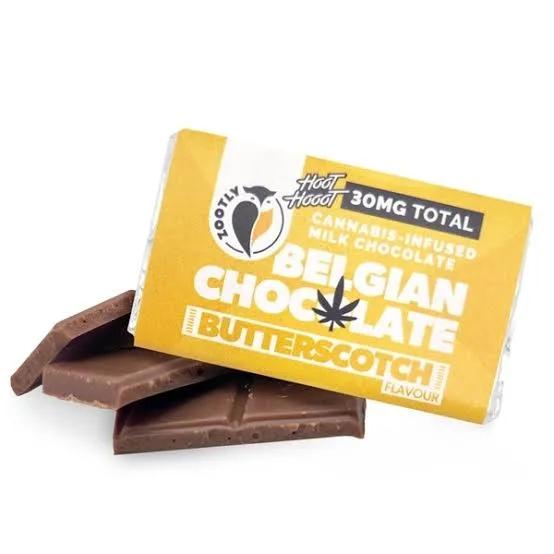 Hoot Hoot Butterscotch Chocolate 30mg THC