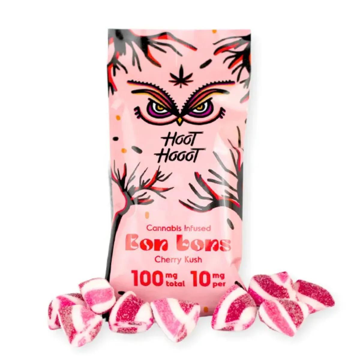 Hoot Hoot Cherry Kush Bon Bons 10mg THC 10's