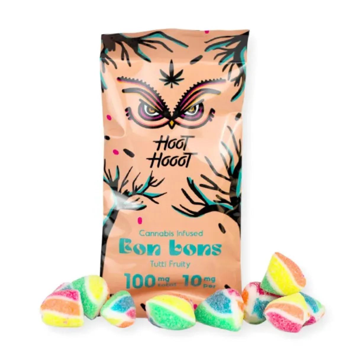 Hoot Hoot Tutti Frutti Bon Bons 10mg THC 10's