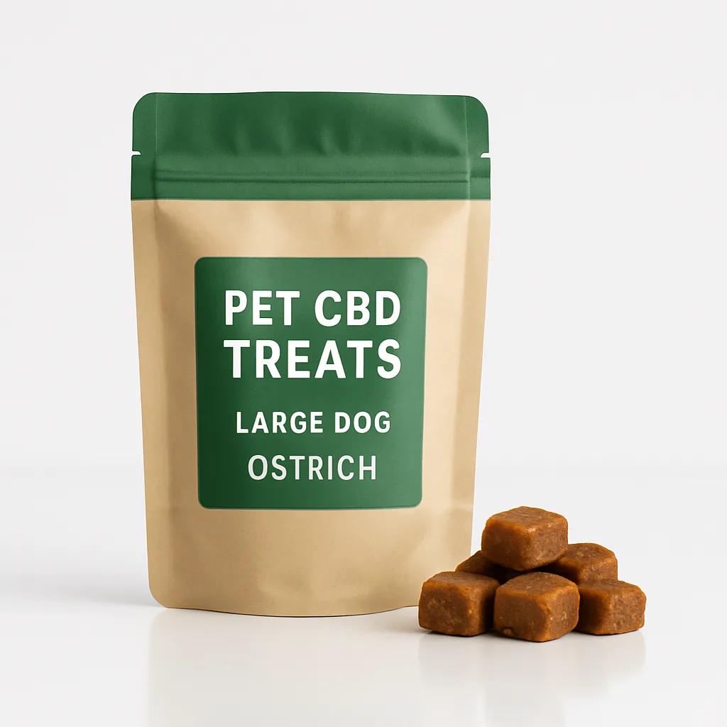 Large Dog Ostrich CBD Treats