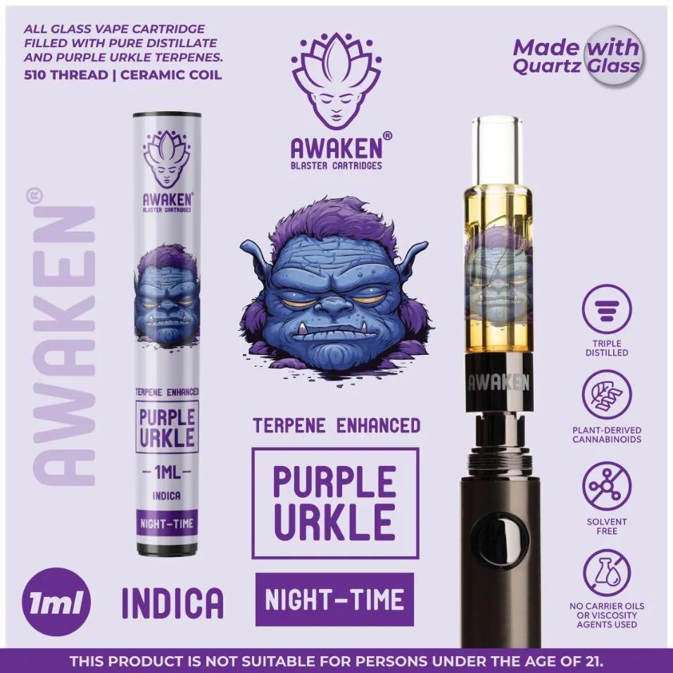 Blaster Vape Cart 1ml Purple Urkle