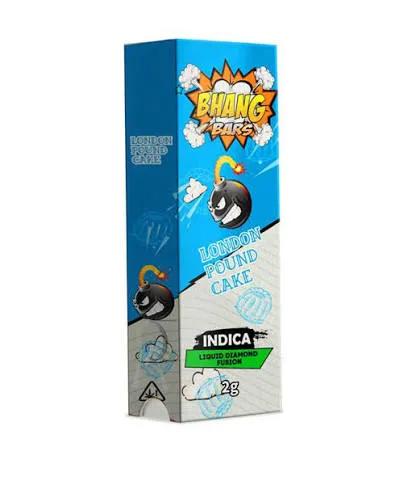 Bhang Bars London Pound Cake 2ml