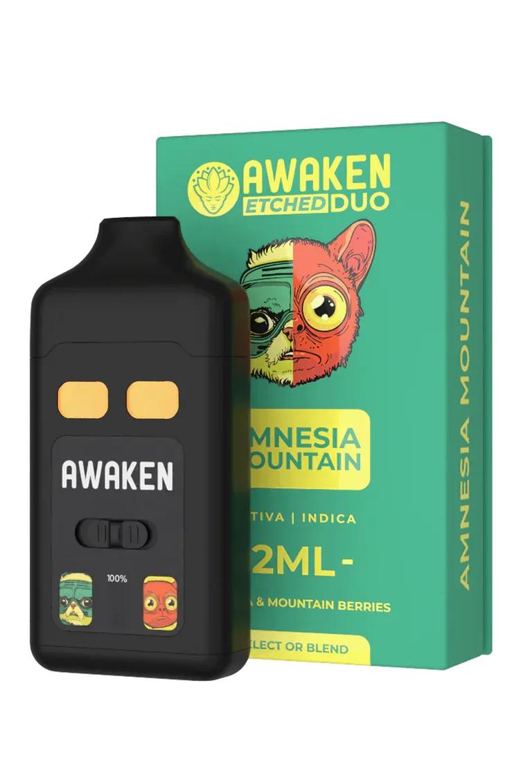 Awaken Duo 2ml Disposable Vapes - Amnesia Mountain