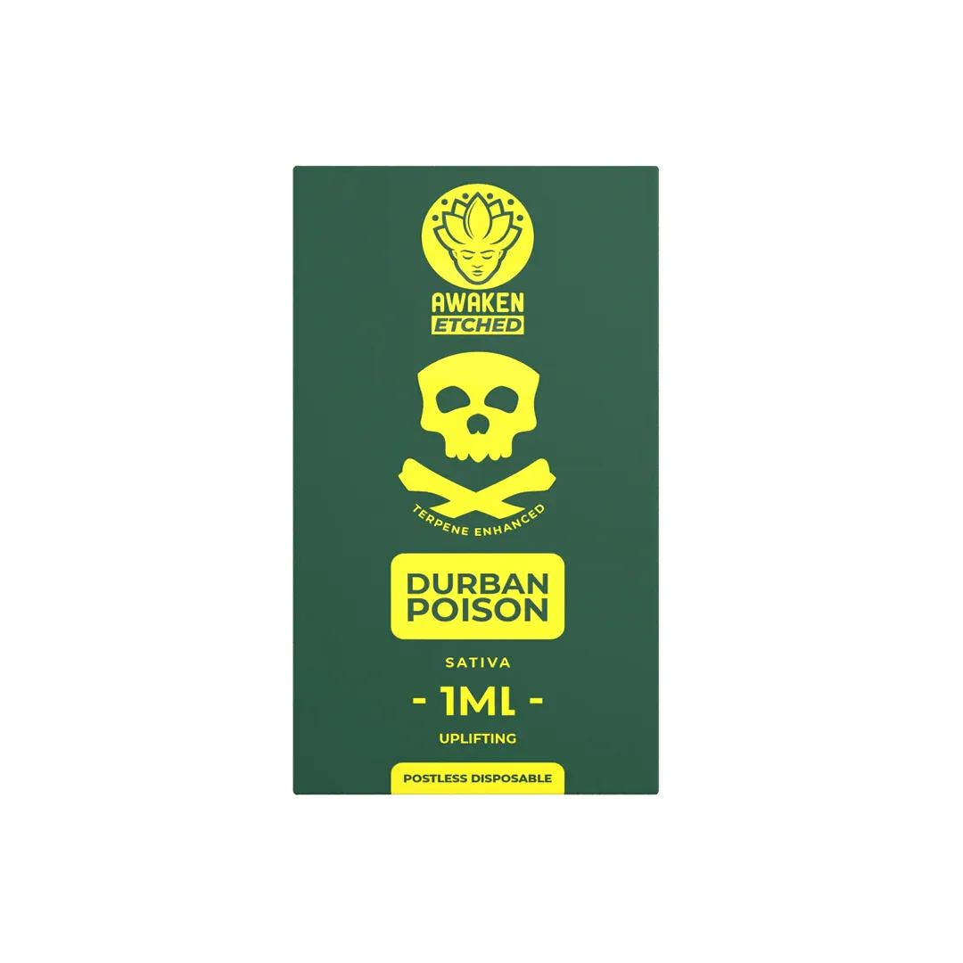 Etched 1ml Durban Poison Vape