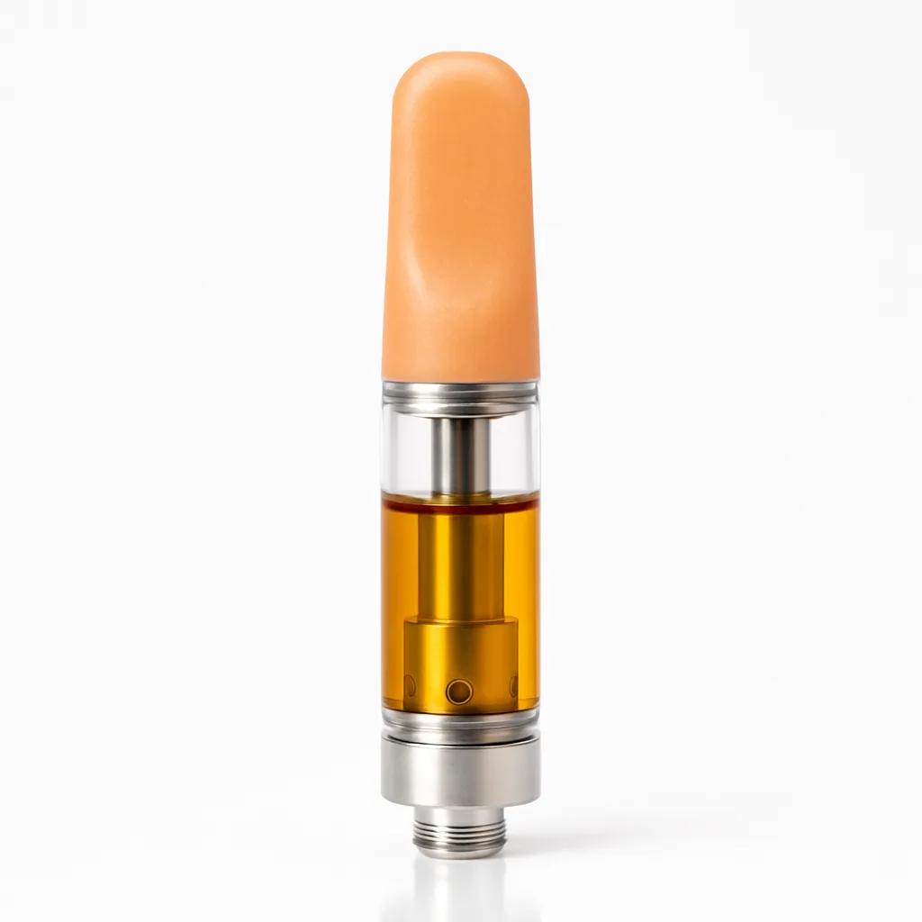 Frosted Apricot 1ml Live Rosin Vape Cart