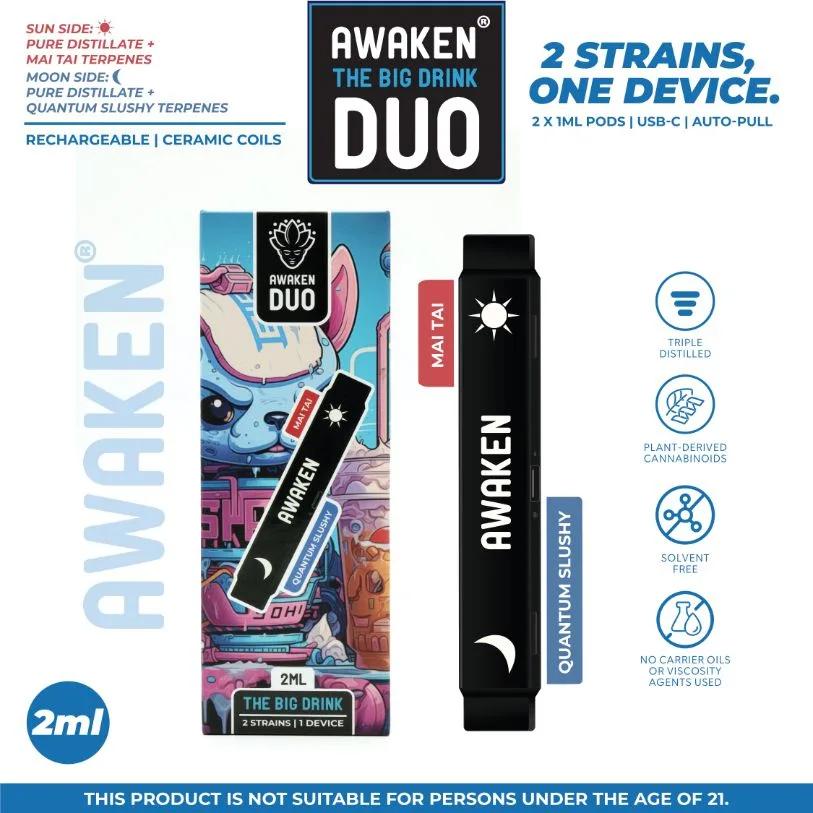 Awaken Duo 2ml Disposable Vapes - The Big Drink