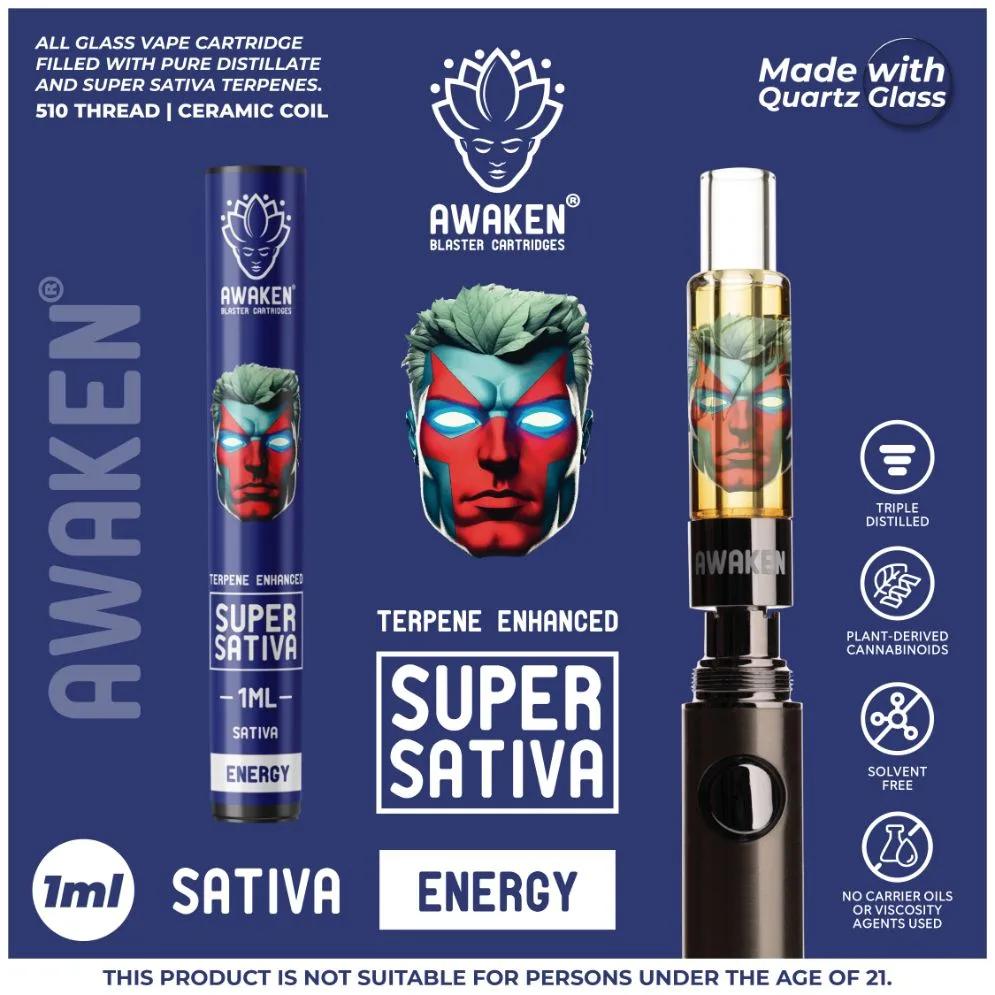 Blaster Vape Cart 1ml Super Sativa