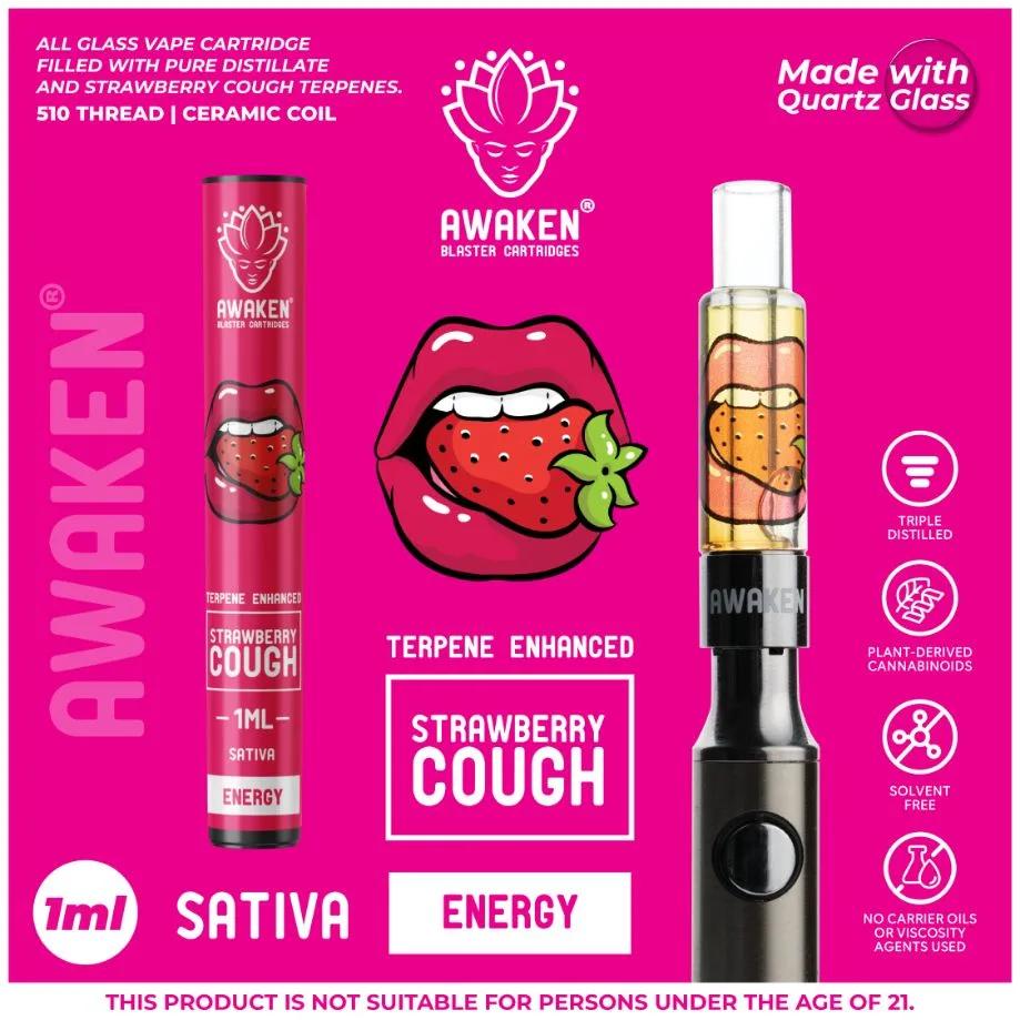 Blaster Vape Cart 1ml Strawberry Cough
