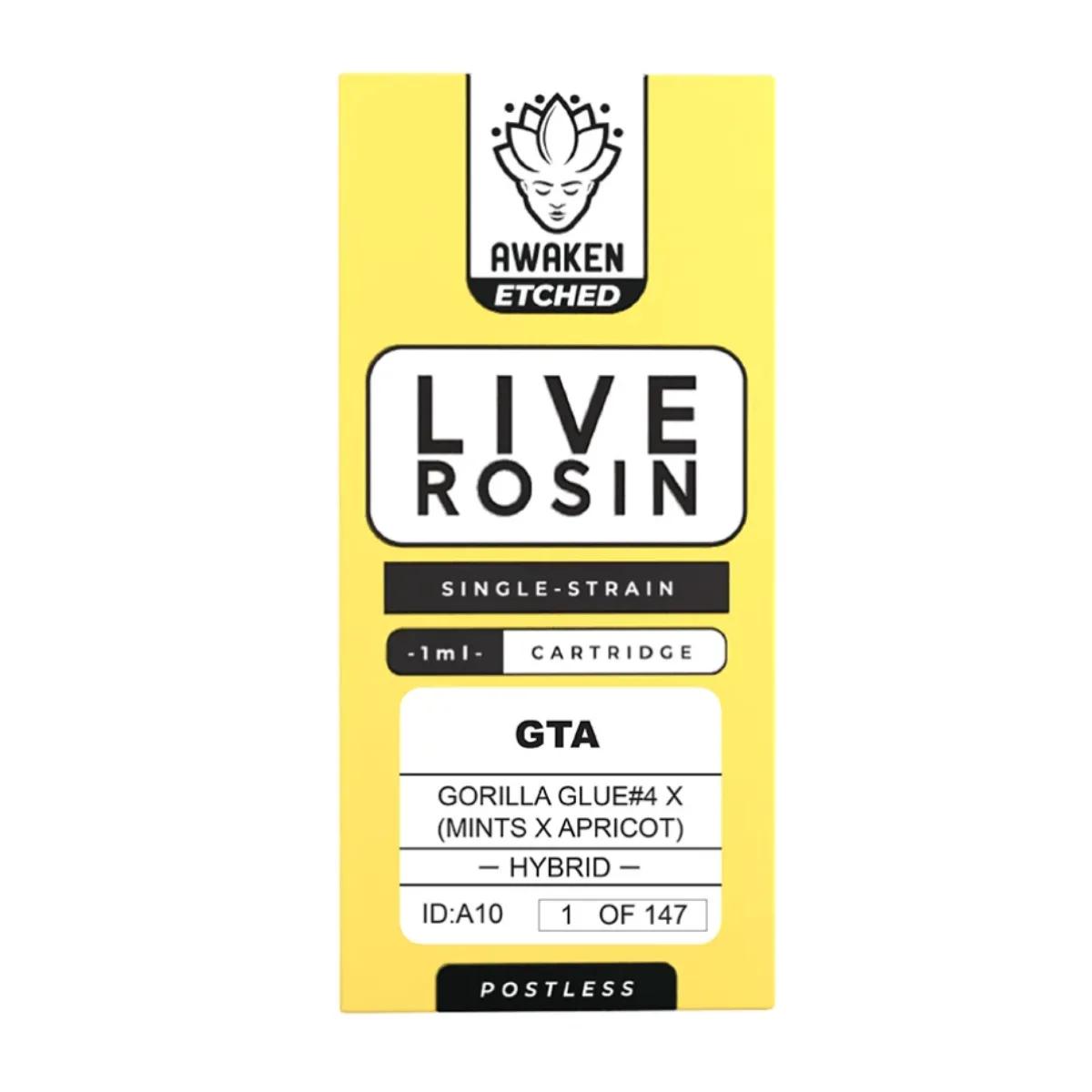 Etched Live Rosin 1ml GTA