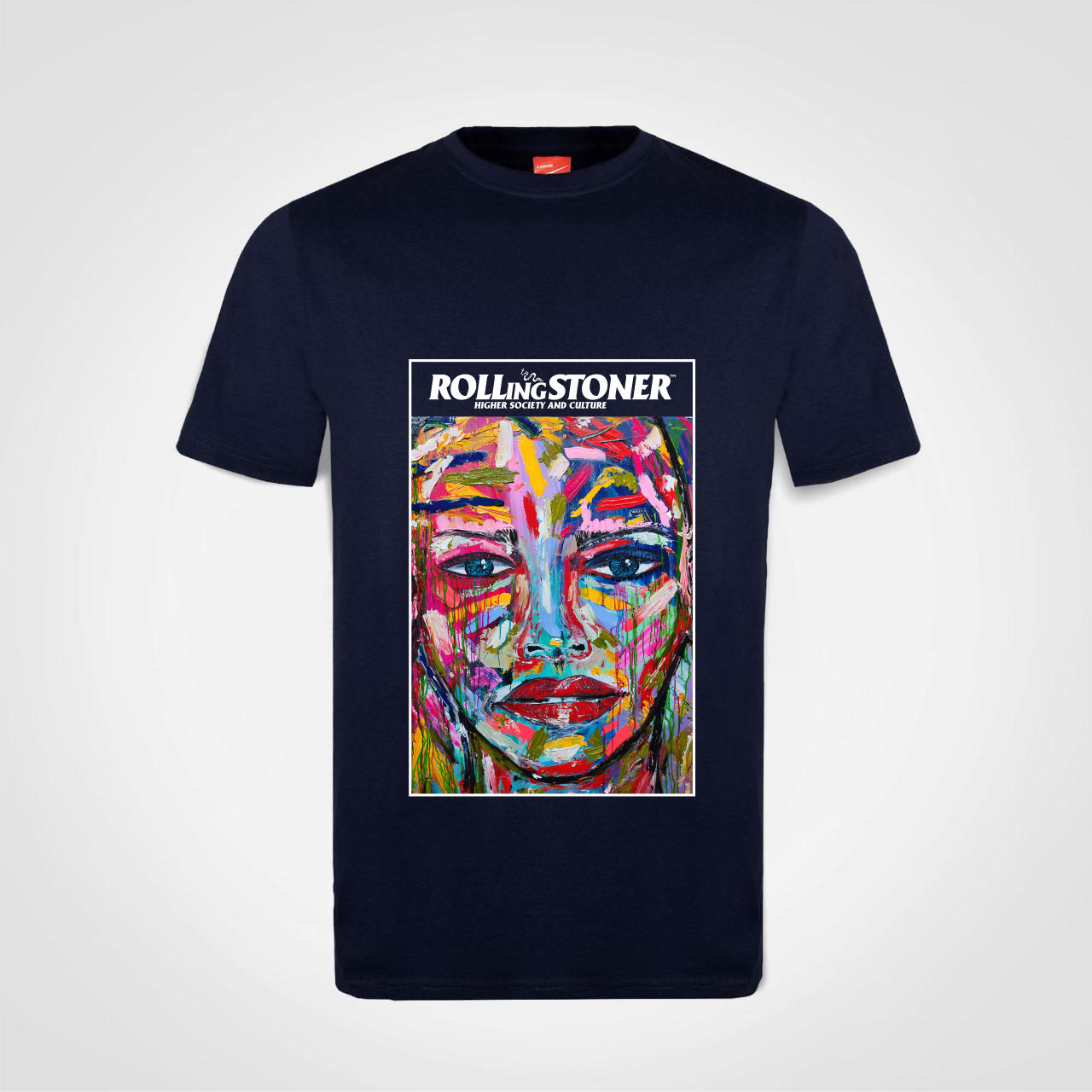 Rolling Stoner Navy Men’s T-Shirt – Limited Edition 2 A Testament to Resilience