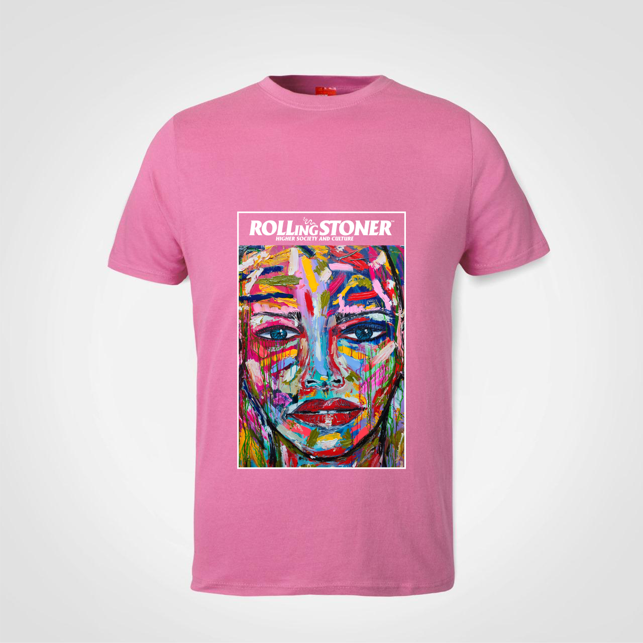 Rolling Stoner Pink Men’s T-Shirt – Limited Edition 2 A Testament to Resilience